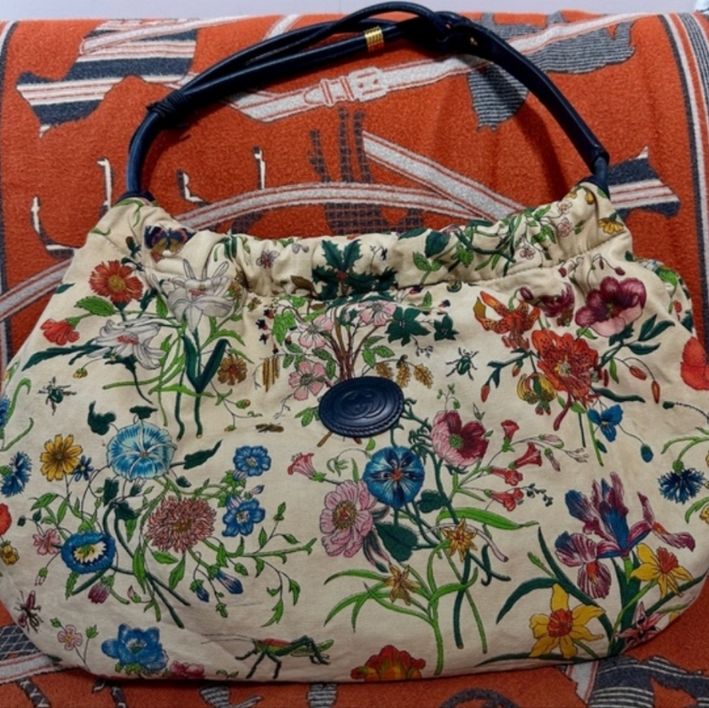 VINTAGE GUCCI ❤️🌟FLORA BAG ⭐️